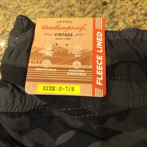 Boys fleece lined camo pants size 7/8 super warm and comfy.